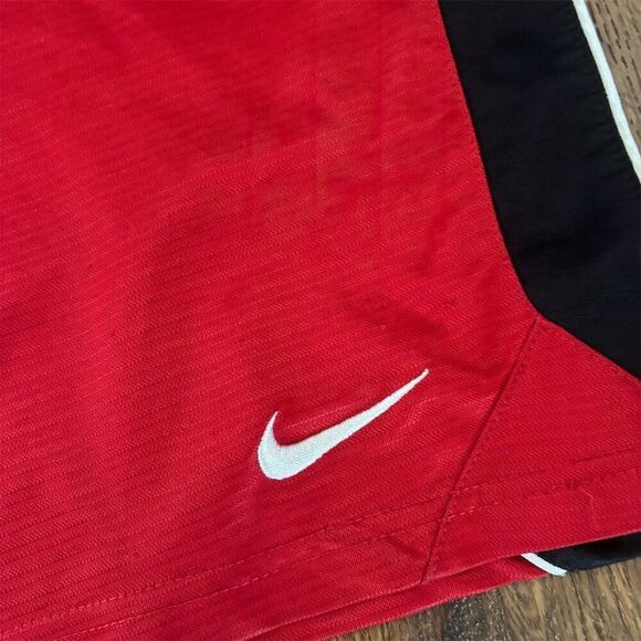 Nike Men's Red Athletic Sweat Shorts Size M with Pockets - Picture 2 of 6